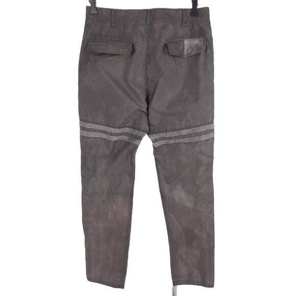 Kanghyuk Readymade Airbag Oil Washed Trousers Size 48 US M Mens Gray Pant $1175 - Picture 7 of 16